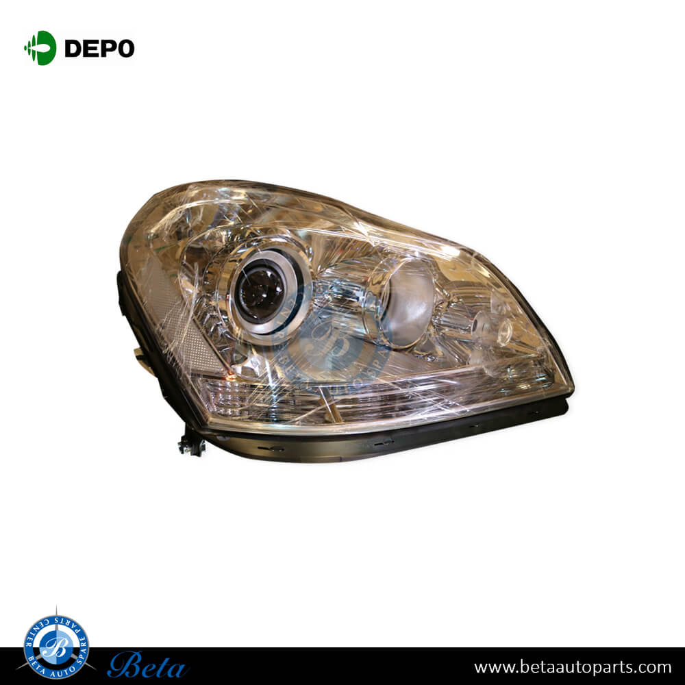 Right Side Headlamp Normal for Mercedes GL-Class X164 2006-2011 models, Part Number 1648200661 Right Side Headlamp Normal for Mercedes GL-Class X164 2006-2011 models, Part Number 1648200661